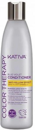 Kativa Color Therapy Blue Violet Odżywka Neutralizująca Kolor Blond 250 ml