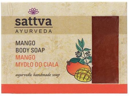Sattva Body Soap Mydło Glicerynowe Do Ciała 125G Mango