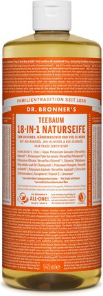 Dr. Bronner'S 18In1 Naturalne Mydło W Płynie Z Drzewem Herbacianym 945 Ml