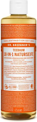 Dr. Bronner'S 18In1 Naturalne Mydło W Płynie Z Drzewem Herbacianym 475 Ml