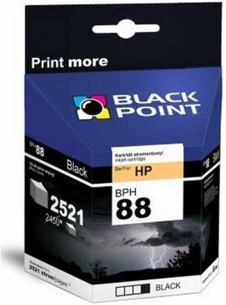 Tusz BLACK POINT HP C9391 nr 88 cyan (błękitny)