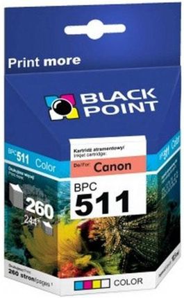 Tusz BLACK POINT CANON CL511 kolorowy