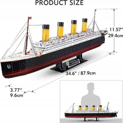 Dante Puzzle 3D Led Titanic 266El. - Ceny i opinie - Ceneo.pl