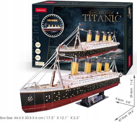 Dante Puzzle 3D Led Titanic 266El.