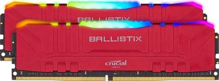 Pamięć RAM Crucial BallistiX 32GB (2x16GB) DDR4 3200MHz CL16 red