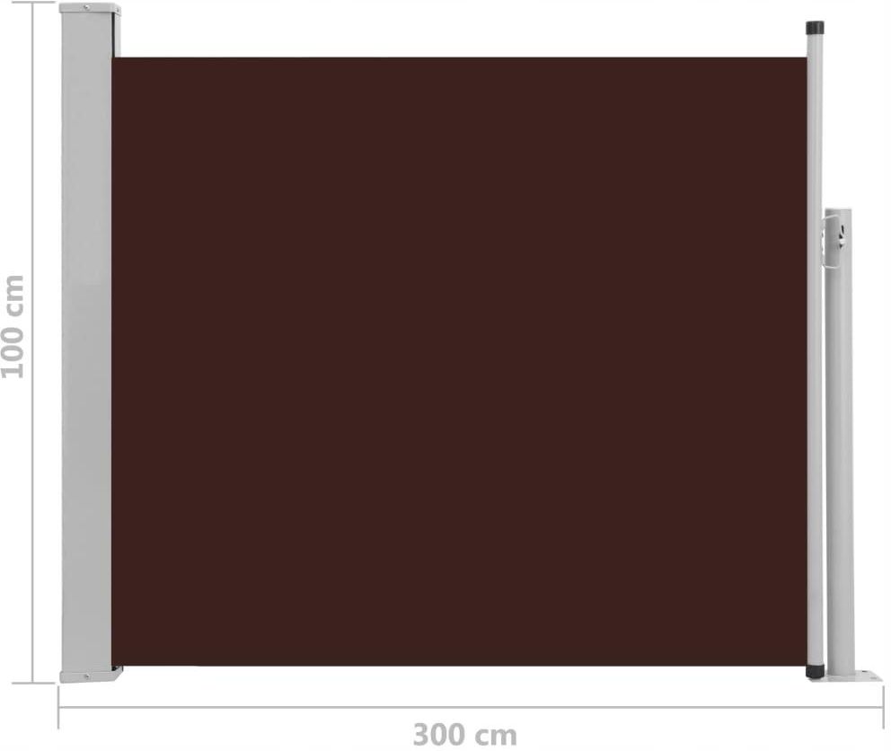 Wysuwana markiza boczna na taras, 100 x 300 cm, b - zdjęcie 3 Wysuwana markiza boczna na taras, 100 x 300 cm, b