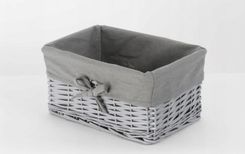 Zdjęcie CORSAN Kosz wiklinowy SZARY 30x20x15 715S - Kraków