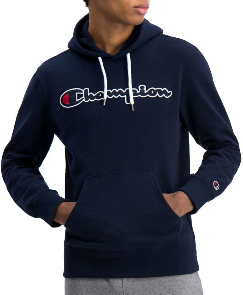 champion satin script hoodie