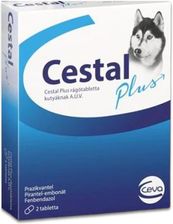 Zdjęcie Ceva Cestal Plus Dla Psa Tabletki Do Rozgryzania I Żucia Na Odrobaczanie 2Tabl - Bieruń