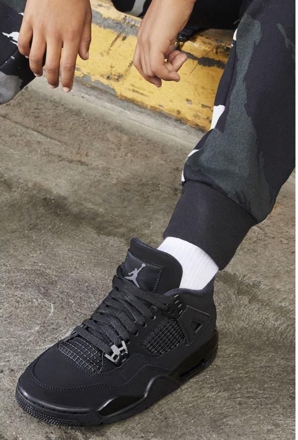 Buty Air Jordan 4 Retro GS Black Cat - 408452-010 - Ceny i