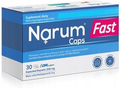 Zdjęcie Narum Fast metabiotyk 200mg 30kaps. - Lubin