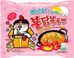 Samyang Ramyun o smaku ostrego kurczaka a la Carbonara ogniście ostry 130g