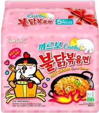 Samyang Ramyun o smaku ostrego kurczaka a la Carbonara ogniście ostry 130g