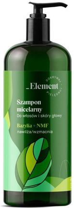 Vis Plantis Basil Element Szampon Micelarny Do Włosów I Skóry Głowy Bazylia+Nmf 500 ml