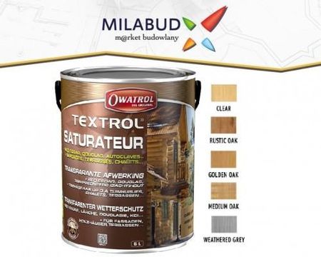 Owatrol Textrol Clear Olej Do Drewna 5L