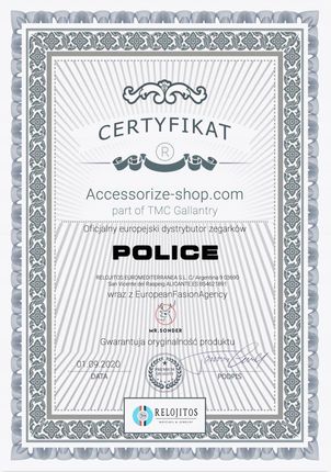 Police 15995JSTBL/61M - zdjęcie 2