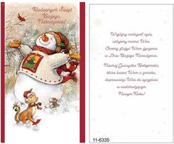 Zdjęcie Argus Karnet Boże Narodzenie + Koperta - Płock