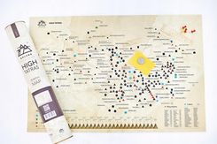 Zdjęcie Mapa Zdrapka Szczytów Górskich Tatry Wysokie 40X60 - Myślibórz