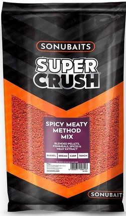 Sonubaits Supercrush Spicy Meaty 2Kg Method Mix