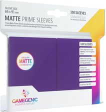 Zdjęcie Gamegenic Matte Prime CCG Sleeves 66x91mm Purple (100) - Góra Kalwaria
