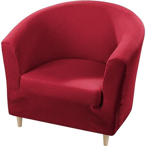 Komashop Pokrowiec Na Fotel Klubowy Timea Beżowy - zdjęcie 2 Komashop Pokrowiec Na Fotel Klubowy Timea Beżowy