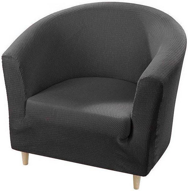 Komashop Pokrowiec Na Fotel Klubowy Timea Beżowy - zdjęcie 3 Komashop Pokrowiec Na Fotel Klubowy Timea Beżowy