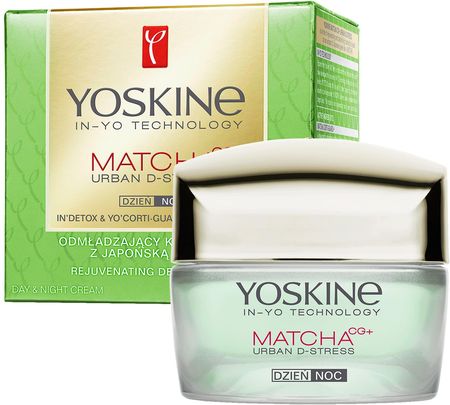 Yoskine Matcha Urban D-Stress Krem do twarzy na dzień i noc 50ml
