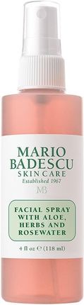 Mario Badescu Facial Spray With Aloe Herbs And Rosewater Mgiełka Do Twarzy 118Ml
