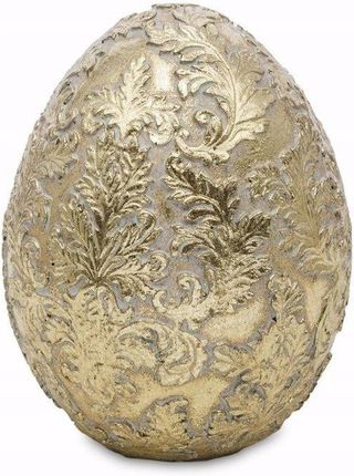 Ozdoba zdobione złote jajko wielkanocne 15cm