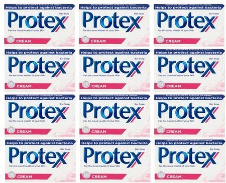 Protex Cream Mydło antybakteryjne w kostce 12x90 g