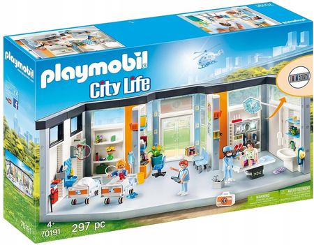 Playmobil 70191 City Life Szpital Z Wyposażeniem
