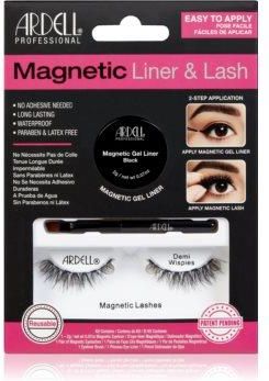 Ardell Magnetic Lashes zestaw kosmetyków magnetyczny eyeliner żelowy 2 g + sztuczne rzęsy na pasku magnetycznym 1 szt.