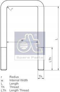 SPINACZ RESORU DT SPARE PARTS VOLVO FH FH 12 2.61934