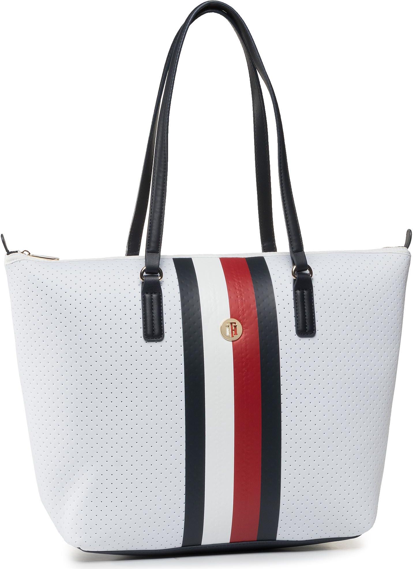Torebka TOMMY HILFIGER Poppy Tote Neoprene AW0AW07958 YAF Ceny i