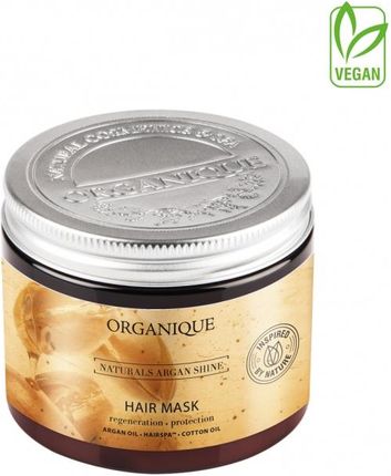 Organique Maska do włosów suchych i matowych Naturals Argan Shine 200ml