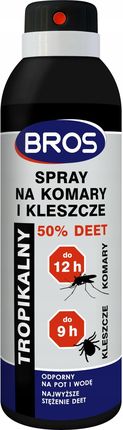 Bros Spray Na Komary I Kleszcze 50% Deet 180ml