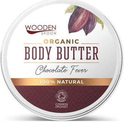 Wooden Spoon Organiczne Masło Do Ciała Czekoladowa Gorączka Chocolate Fever Body Butter 100 Ml