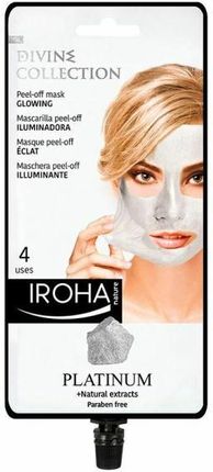 Iroha Nature Maska Do Twarzy Platinum Peel Off Mask Glowing 4 Uses 25 Ml