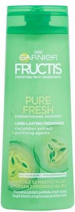 Garnier Fructis Pure Fresh Wzmacniający Szampon Do Włosów Przetłuszczających Się 400 ml