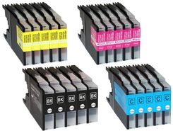 SUPERBULK TUSZE DO DRUKARKI BROTHER (ZAMIENNIK LC1220) DCP-J525W J725DW J925 J5910DW MFC-J625DW - 5X KOMPLETÓW