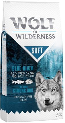Wolf Of Wilderness Soft Blue River Łosoś 1Kg
