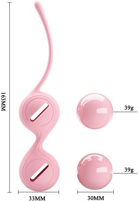 Pretty Love Kulki Gejszy Kegel Balls Kolor Różowy Rozmiar Uniwersalny