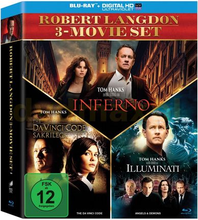 The Da Vinci Code - Sakrileg / Illuminati / Inferno (Kod da Vinci / Anioły i demony / Inferno) [3xBlu-Ray]