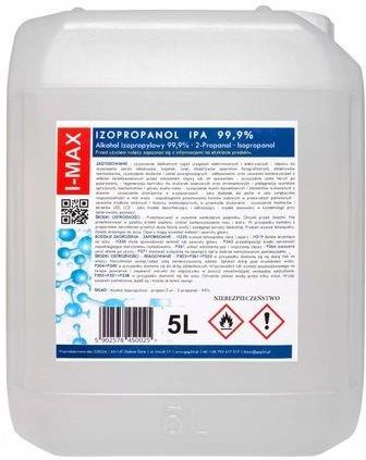IPA I-MAX99,9% dezynfekcja Alkohol izopropylowy 5L