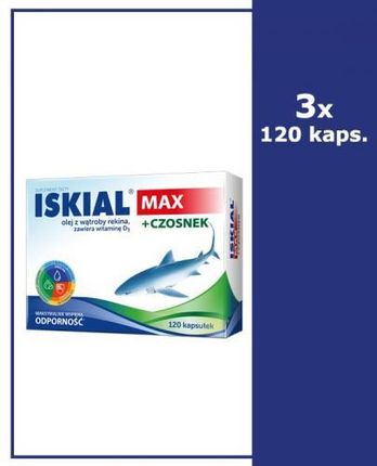 ISKIAL MAX + CZOSNEK - 360 kaps.