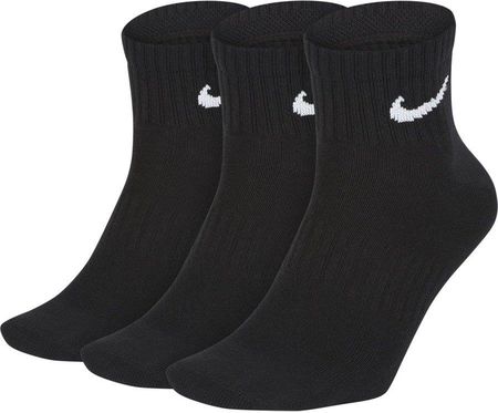 Skarpety do kostki NIKE EVERYDAY Dri-FIT 3 pak Czarne - Czarny