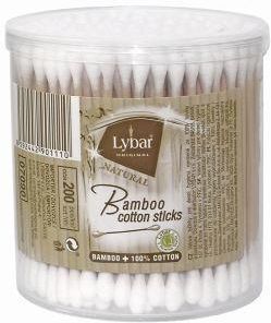 MATTES LYBAR BAMBUSOWE PATYCZKI KOSMETYCZNE X 200 SZT (PUDEŁKO OKRĄGŁE) - zdjęcie 1 MATTES LYBAR BAMBUSOWE PATYCZKI KOSMETYCZNE X 200 SZT (PUDEŁKO OKRĄGŁE)