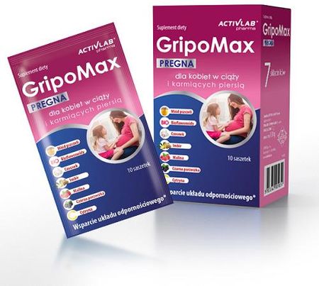Activlab Pharma GRIPOMAX PREGNA proszek 10 sasz