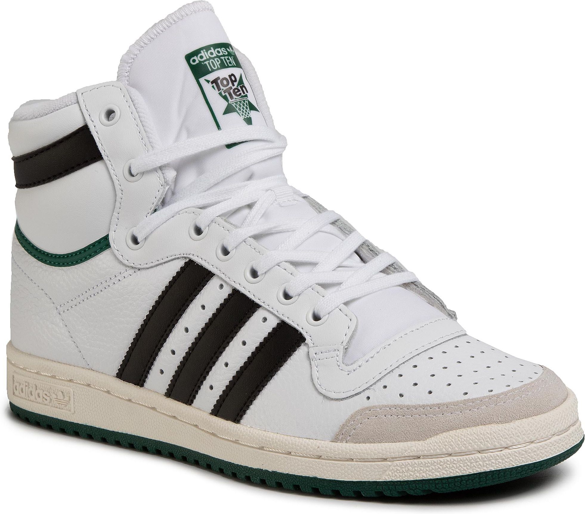 Buty adidas Top Ten Hi EF6364 Ftwwht/Cblack/Cgreen Ceny i opinie
