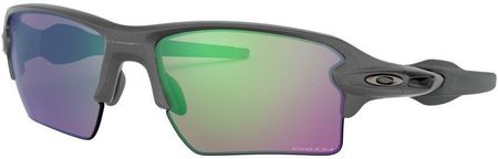 Oakley Okulary przeciwsłoneczne FLAK 2.0 XL Steel/Prizm Road Jade OO9188-F3